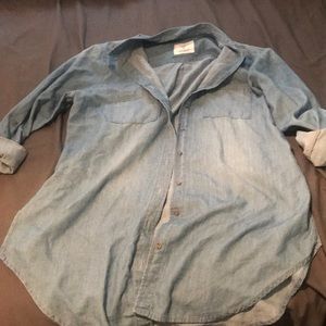 Denim button up shirt